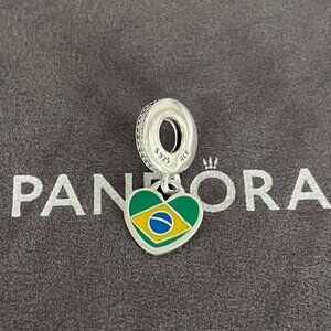 Pandora Brazil Flag Exclusive Charm